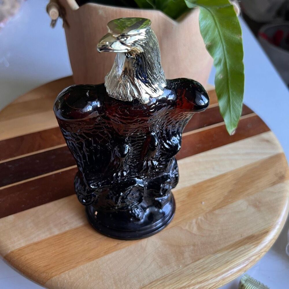 vintage Avon American Eagle decanter, typically produced in the early 1970s full